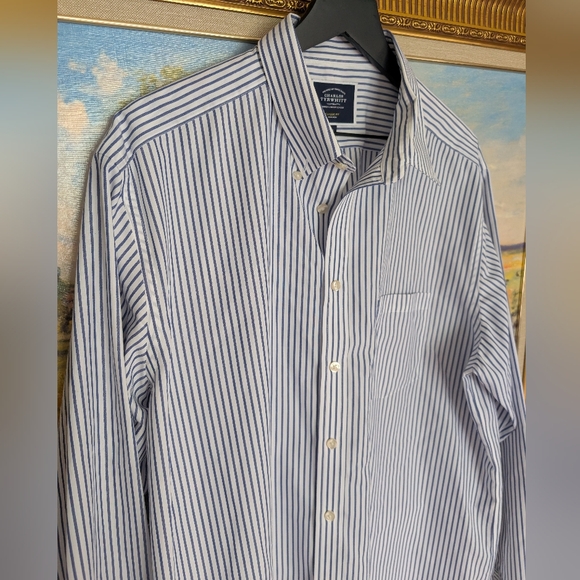 Charles Tyrwhitt Other - Charles Tyrwhitt Blue and White Striped Shirt